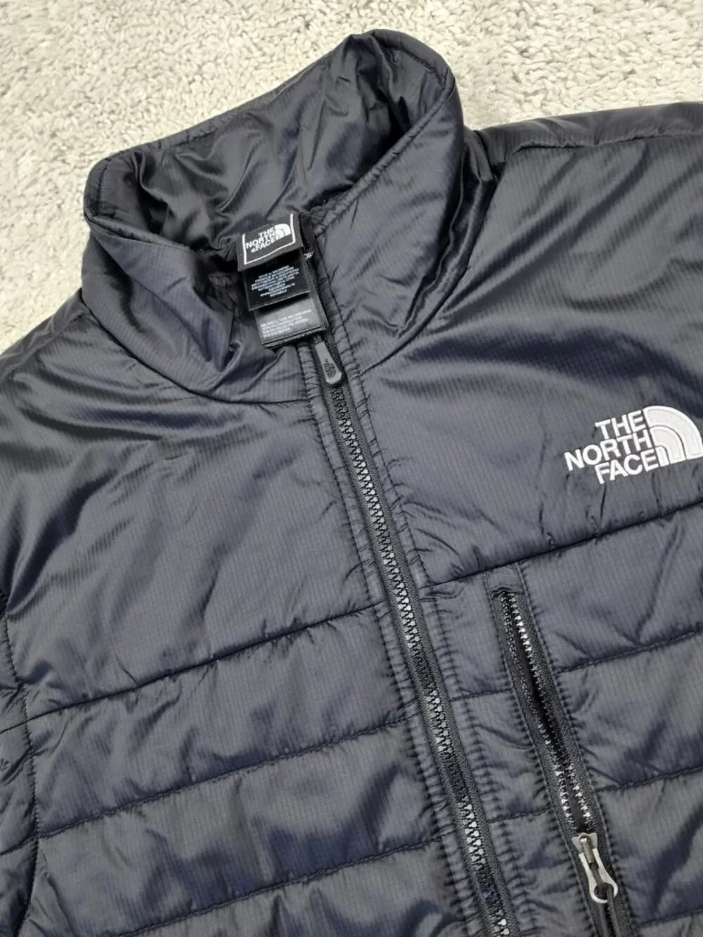 The North Face Jacket Puffer Vest Mens Size Large L/G Black REI USA Winter Camp